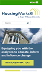 Mobile Screenshot of housingworksri.org