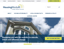 Tablet Screenshot of housingworksri.org